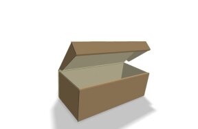 KRAFT BOXES 31,6x13,8x10,3cm SET/5pcs (N02)